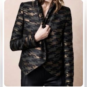 NEW SMYTHE $800 WOMEN'S ANYTIME CAMOUFLAGE BLAZER MILITARY JACKET COAT SZ 12